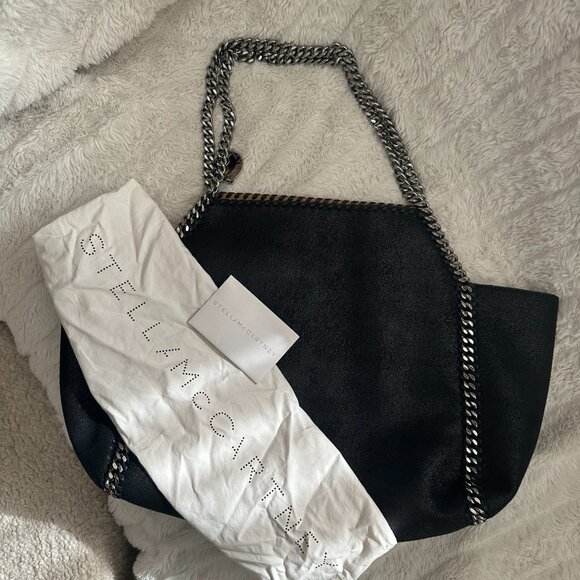 Stella McCartney Large Reversible Falabella tote in Black - Picture 12 of 16